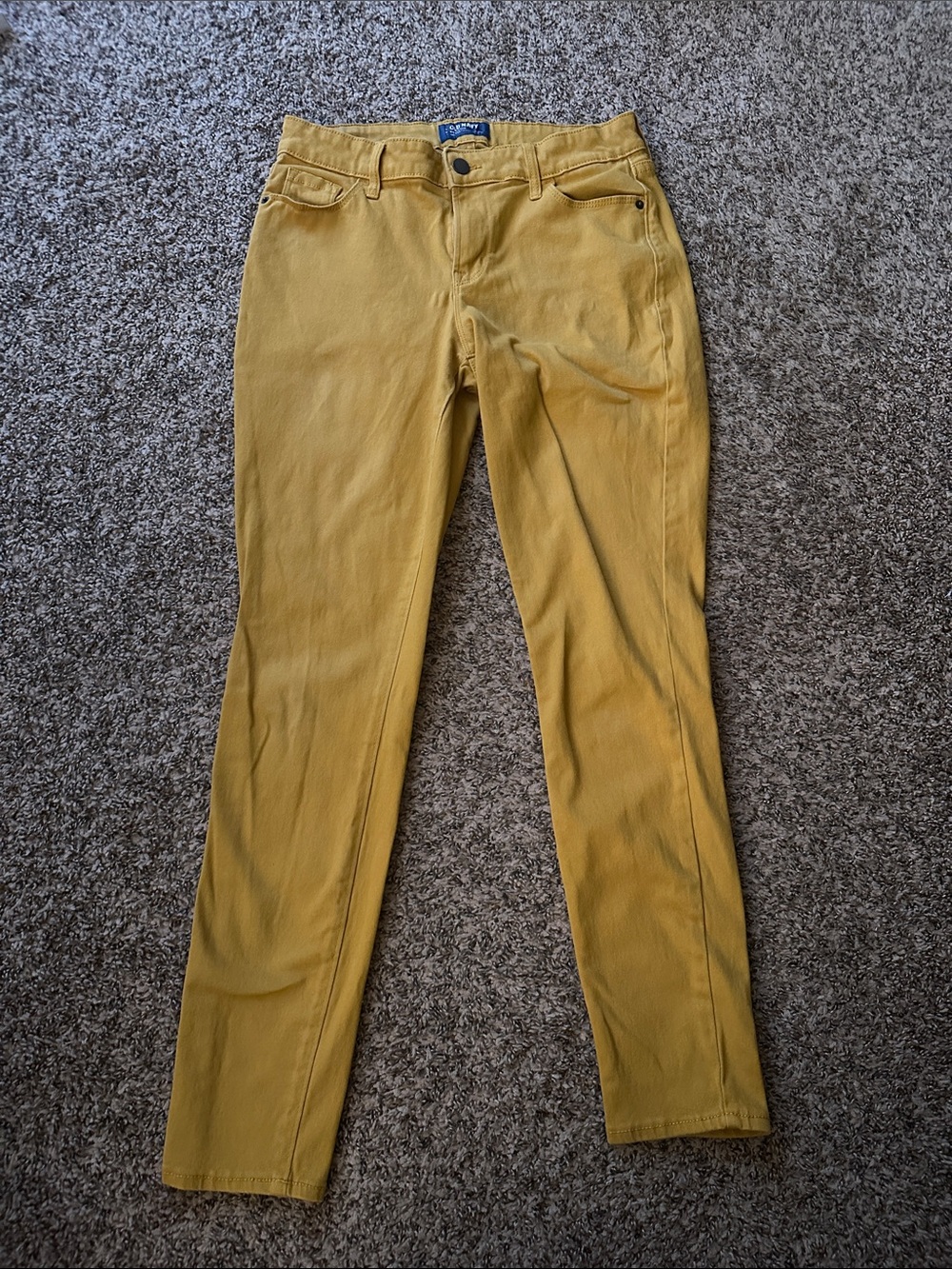 Women’s Mustard Yellow Slim Jeans